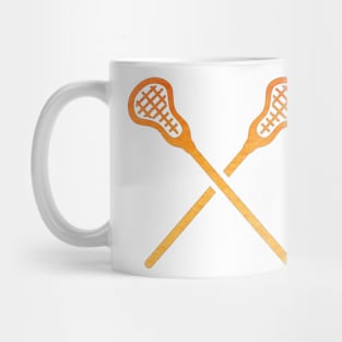 Lacrosse Stick Orange Mug